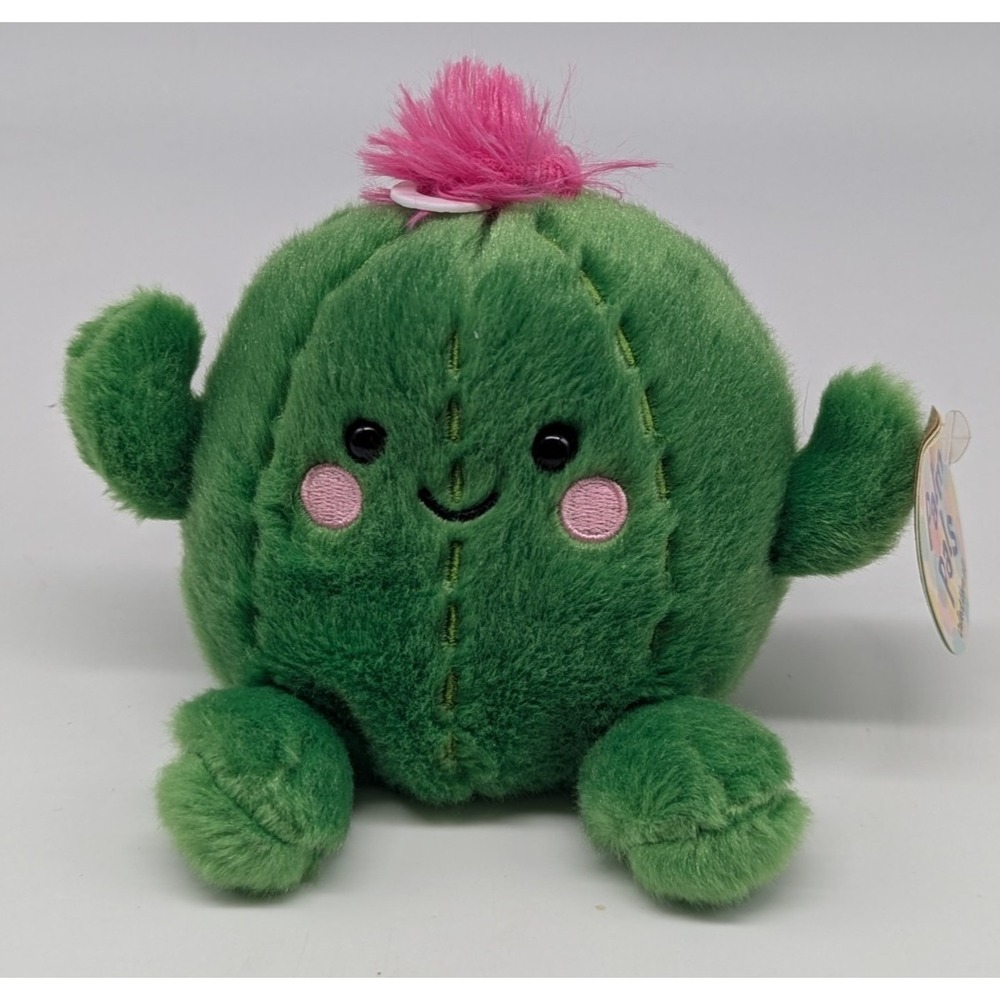 Aurora Palm Pals Prickles Cactus 5" Plush Toy Bean Bag Bottom Stuffed Animal NWT